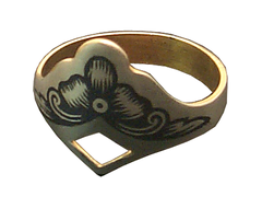 Серебряное кольцо «Краса»